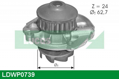 LUCAS ENGINE DRIVE ldwp0739 -  Водяной насос